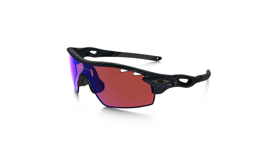 Oakley Radarlock Pitch Mens Sunglasses Carbon Fiber Frame, G30 and Slate Iridium Lens OO9182-14