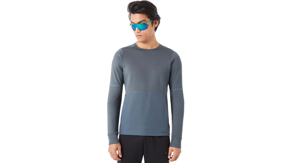 Oakley Radskin Shell Water Repellent Crew Shirt - Mens, Dark Slate, 2XL, 461631JP-94A-XXL