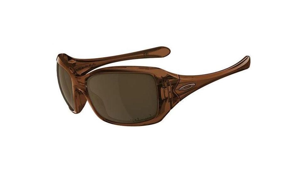 Oakley Ravishing Dark Topaz Frame w/ Bronze Polarizedize Lenses Sunglasses 24-107
