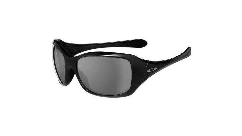Oakley Ravishing Jet Black Frame w/ Grey Polarized Lenses Sunglasses 12-948