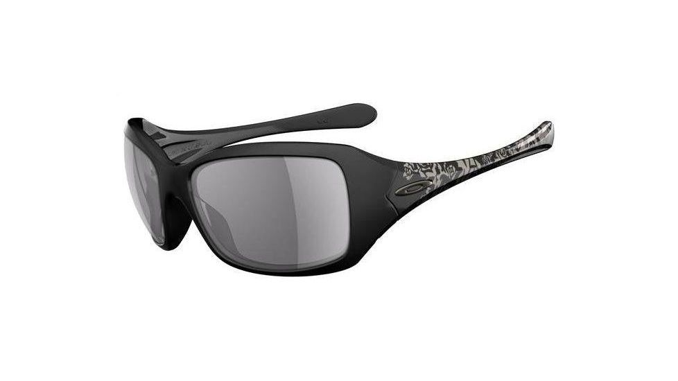 Oakley Ravishing Skull Roses Frame w/ Grey Lenses Sunglasses 24-038