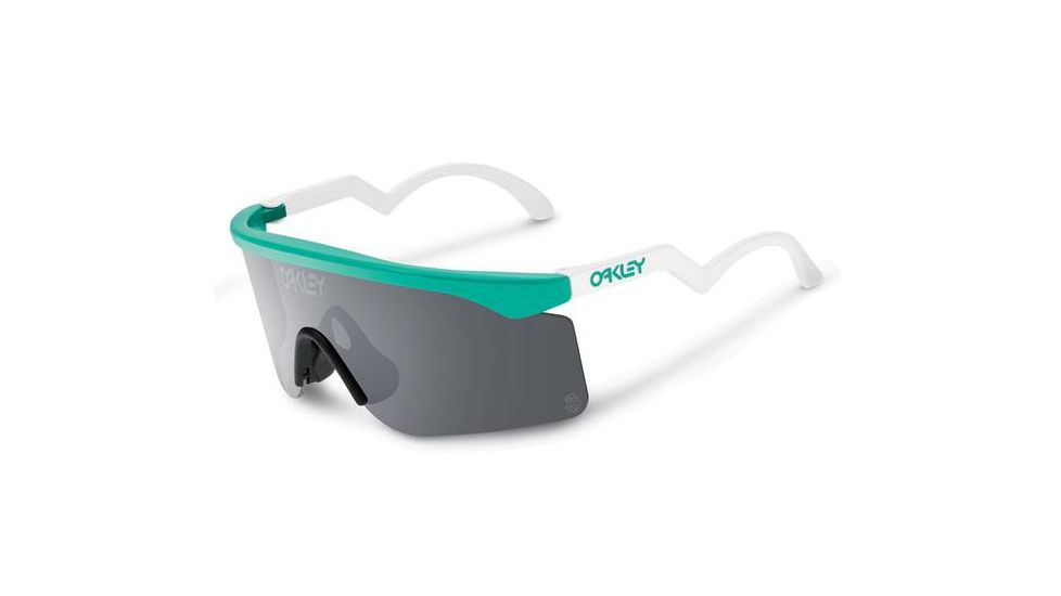 Oakley Razor Blades - Heritage Collection Unisex Sunglasses, Seafoam Frame, Grey Lens OO9140-11
