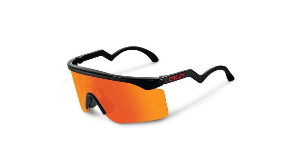 Oakley Razor Blades - Heritage Collection Unisex Sunglasses, Black Frame, Fire Iridium Lens OO9140-12