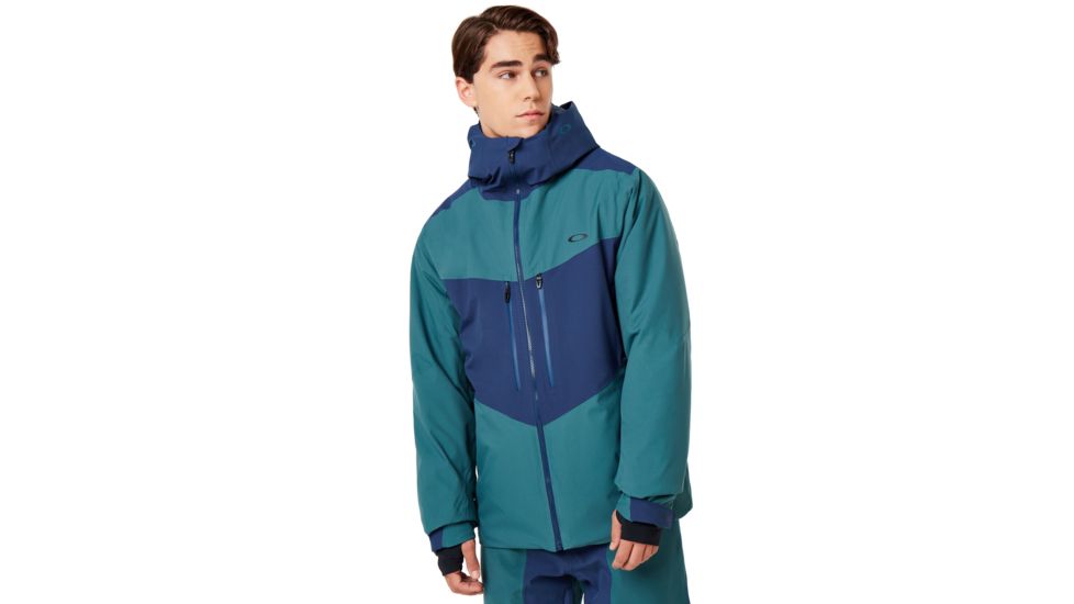 Oakley Razorback Insulated 2L 15K Jacket - Mens, Poseidon, Medium, 412779-6A1-M