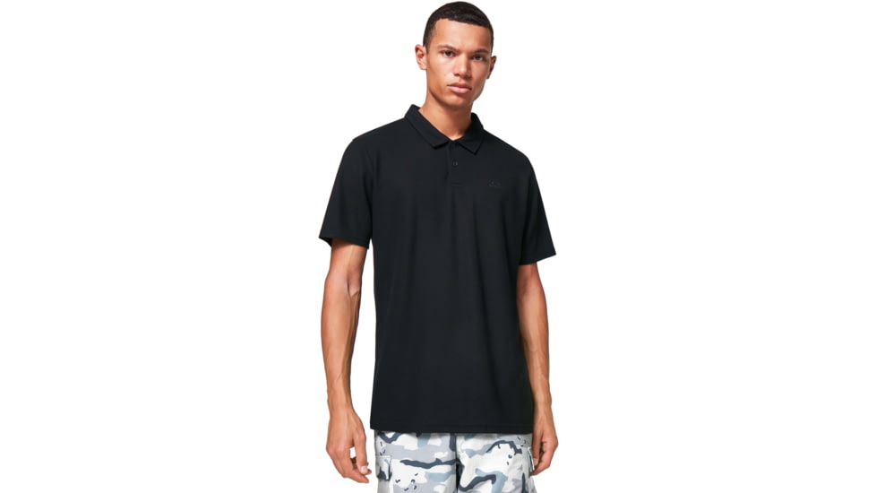 Oakley Relax Polo, Mens, Blackout, Small, FOA401724-02E-S