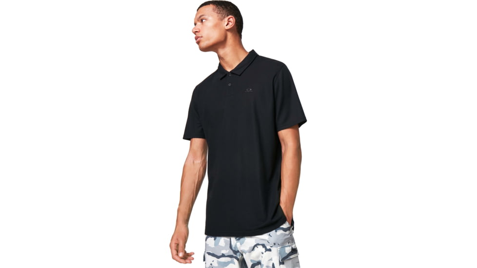 Oakley Relax Polo, Mens, Blackout, Small, FOA401724-02E-S
