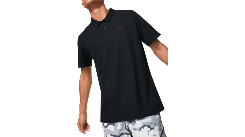 Oakley Relax Polo, Mens, Blackout, Small, FOA401724-02E-S