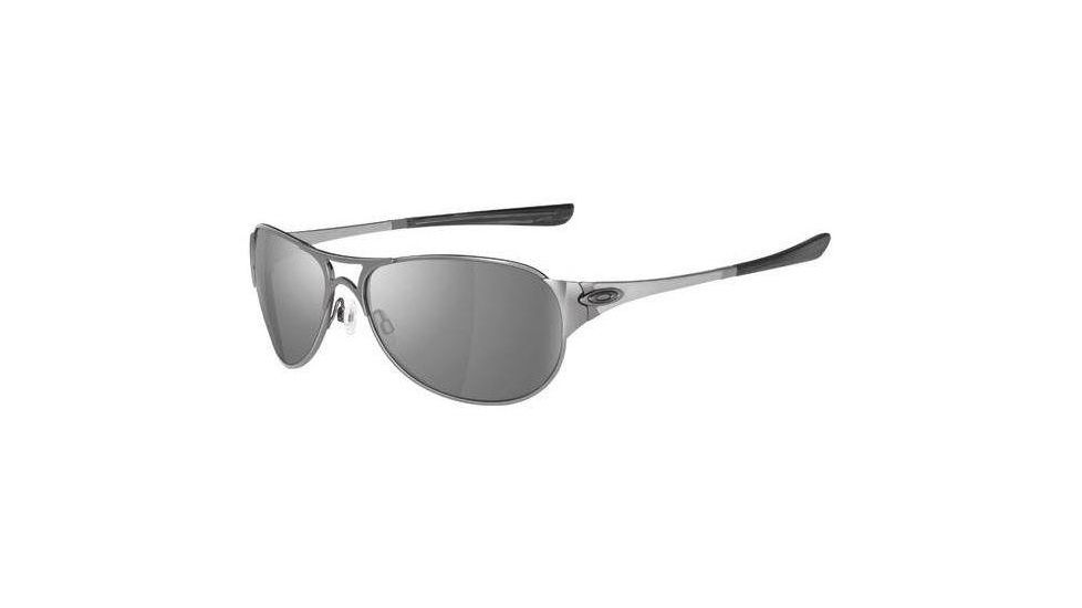 Oakley Restless Black Chrome Frame w/ Grey Lenses Sunglasses 05-718