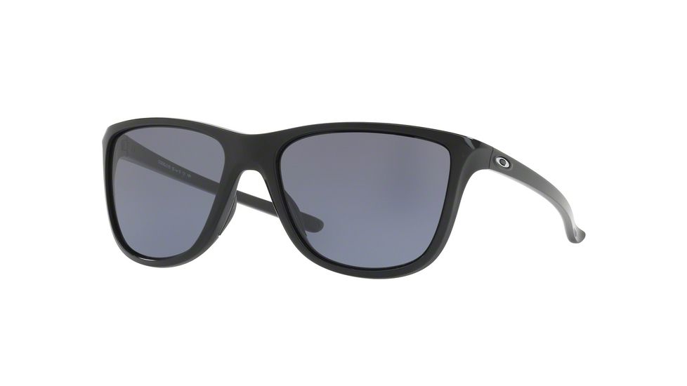 Oakley REVERIE OO9362 Progressive Prescription Sunglasses OO9362-936201-55 - Lens Diameter 55 mm, Frame Color Polished Black