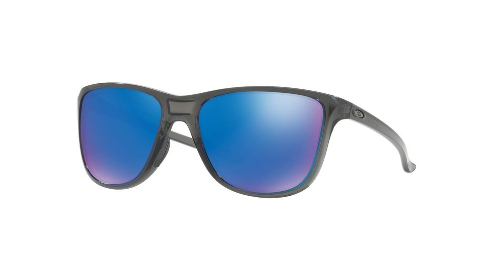 Oakley REVERIE OO9362 Progressive Prescription Sunglasses OO9362-936206-55 - Lens Diameter 55 mm, Frame Color Grey Smoke