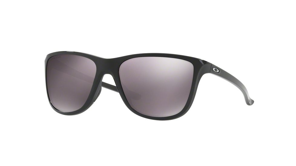 Oakley REVERIE OO9362 Progressive Prescription Sunglasses, 55mm, Polished Black, OO9362-936207-55-PRO