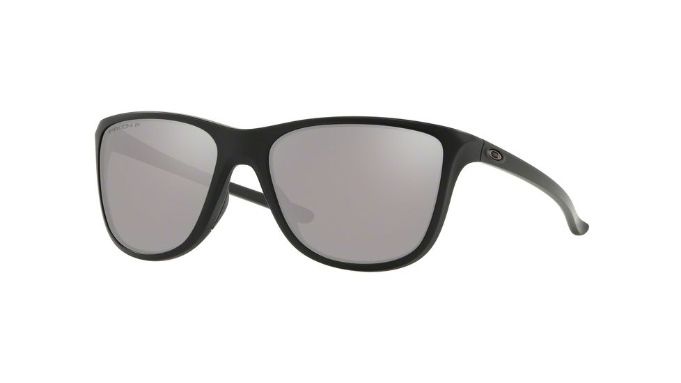 Oakley REVERIE OO9362 Progressive Prescription Sunglasses, 55mm, Matte Black, OO9362-936208-55-PRO