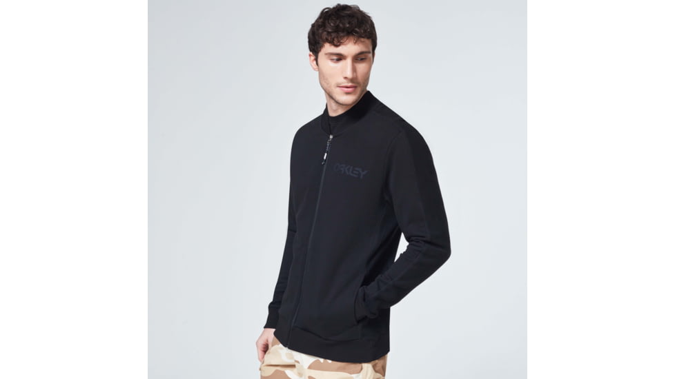 Oakley Reverse Full Zip Bomber Jacket - Mens, Blackout, 2XL, FOA400451-02E-XXL
