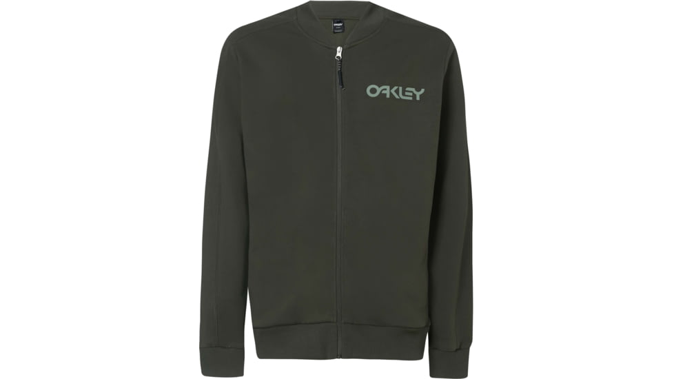 Oakley Reverse Full Zip Bomber - Mens, New Dark Brush, Small, FOA400451-86L-S