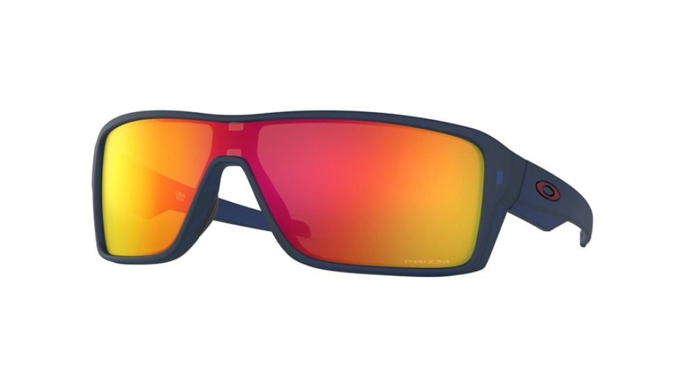 Oakley RIDGELINE OO9419 Sunglasses 941903-27 - Matte Translucent Blue Frame, Prizm Ruby Lenses