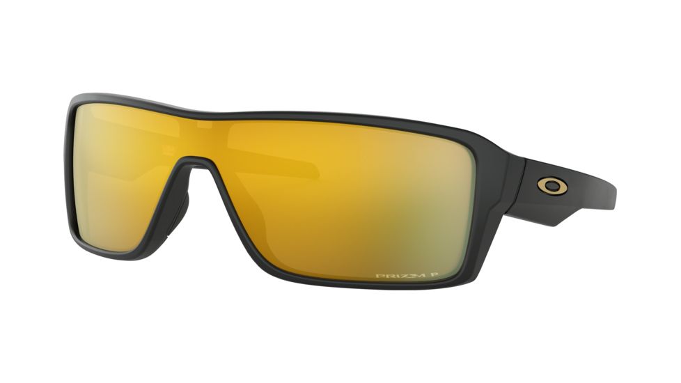 Oakley RIDGELINE OO9419 Sunglasses 941905-27 - Matte Black Frame, Prizm 24k Polarized Lenses