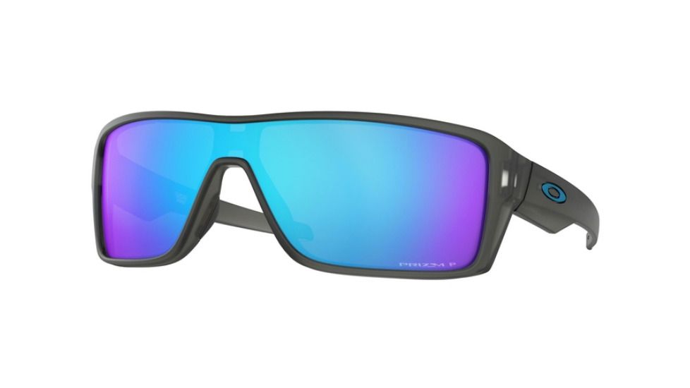 Oakley RIDGELINE OO9419 Sunglasses 941907-27 - Matte Grey Smoke Frame, Prizm Sapphire Polarized Lenses