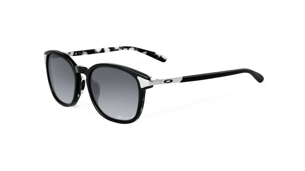 Oakley Ringer Sunglasses Black Mosaic Frame, Grey Gradient Polarized Lens-OO2047-02