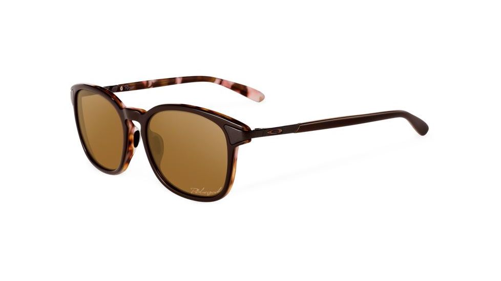 Oakley Ringer Sunglasses Brown Mosaic Frame, Bronze Polarized Lens-OO2047-03