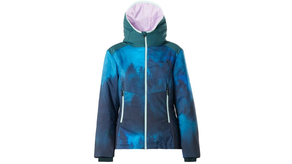 Oakley Rio 2.0 Insulated Dwr Jacket - Womens, Blue Forest P, Medium, 511740-6CT-M