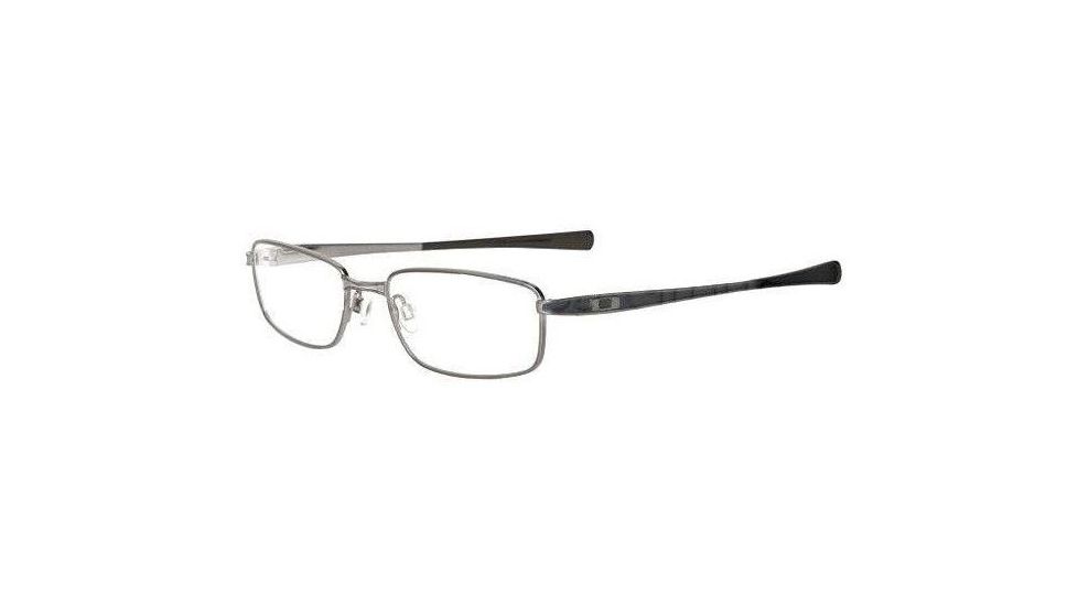 Oakley Rotor 2.0 53mm Brushed Chrome/Gloss Black Eyeglass Frames w/ Blank Lenses OX3063-0653L
