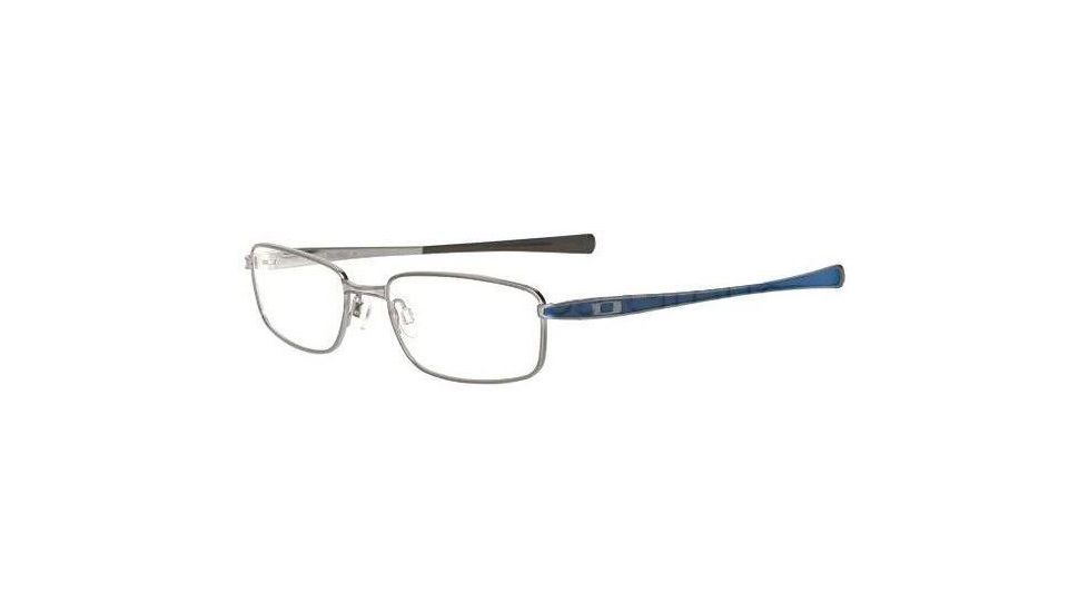 Oakley Rotor 2.0 53mm Brushed Chrome/Navy Blue Eyeglass Frames w/ Blank Lenses OX3063-0553L