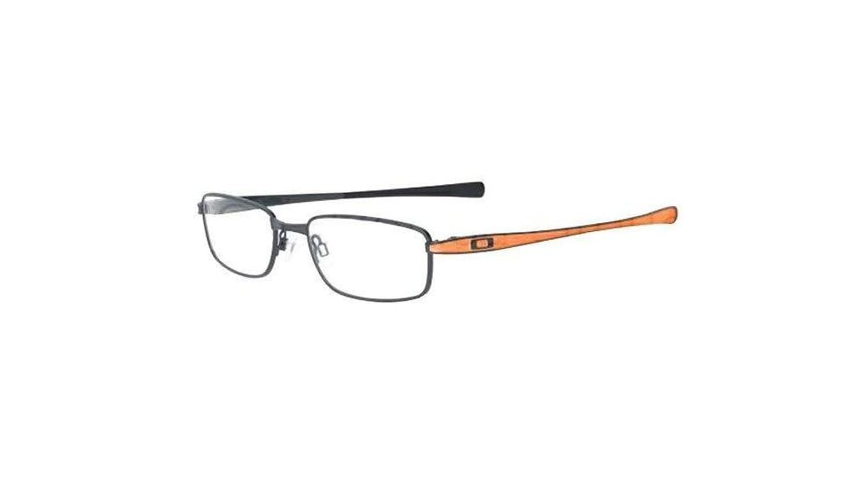 Oakley Rotor 2.0 53mm Satin Black /Orange Eyeglass Frames w/ Blank Lenses OX3063-0153L