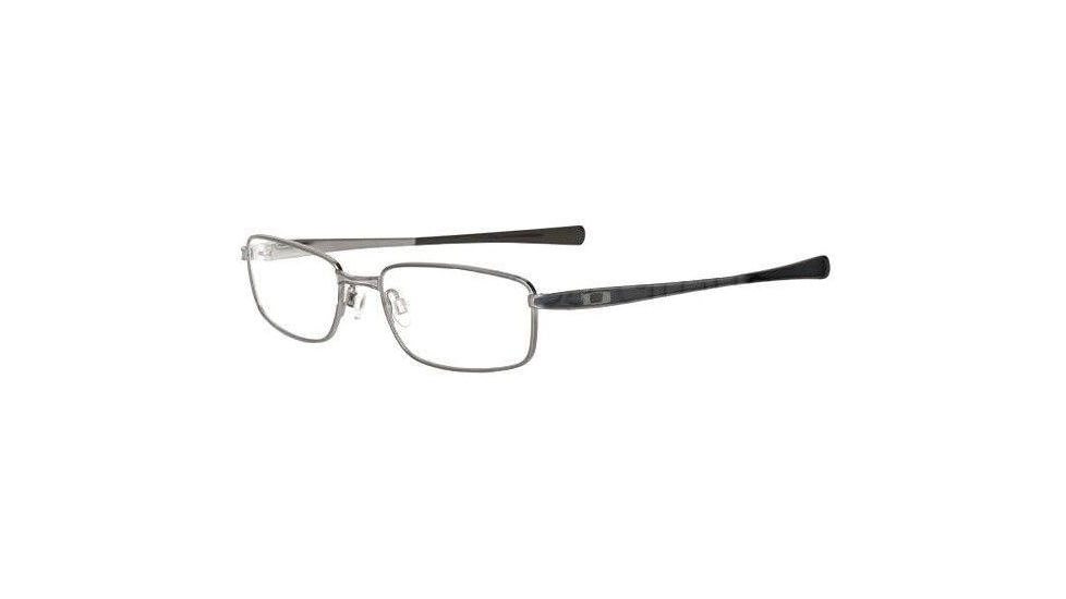 Oakley Rotor 2.0 55mm Brushed Chrome/Gloss Black Eyeglass Frames w/ Blank Lenses OX3063-0655L