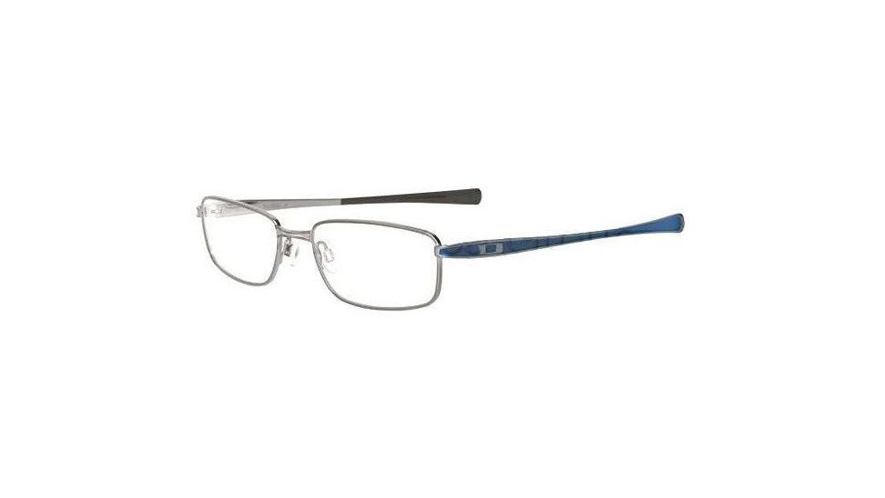 Oakley Rotor 2.0 57mm Brushed Chrome/NavyBlue Eyeglass Frames w/ Blank Lenses OX3063-0557L