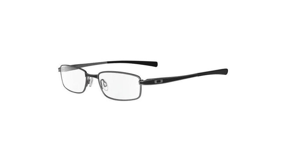 Oakley Rotor 2.0 Brushed Chrome/Black Eyeglass Frames w/ Blank Lenses 22-111