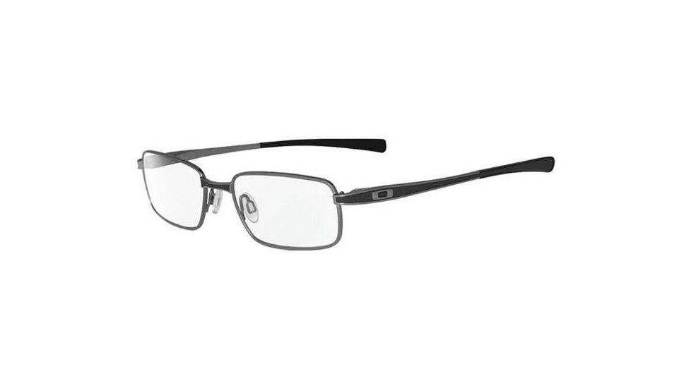 Oakley Rotor 4.0 Brushed Chrome/Black Eyeglass Frames w/ Blank Lenses 22-113