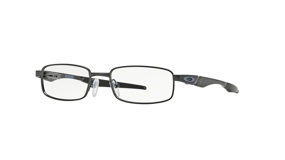 Oakley RUDDER OX3171 Eyeglass Frames 317104-48 - Polished Midnight Frame, Clear Lenses