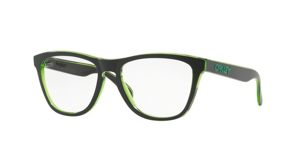 Oakley RX FROGSKIN OX8131 Single Vision Prescription Eyeglasses 813102-54 - Eclipse Green Frame