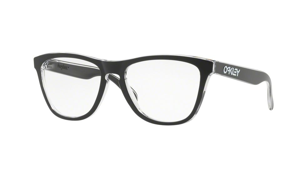 Oakley RX FROGSKIN OX8131 Single Vision Prescription Eyeglasses 813104-54 - Eclipse Clear Frame