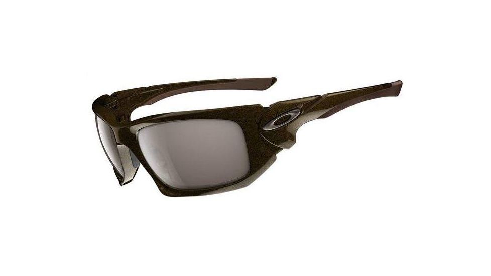 Oakley Scalpel Brown Sugar Frame w/ Tungsten IridiumPolarized Lenses Sunglasses OO9095-06