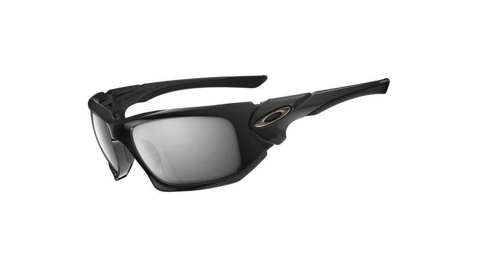 Oakley Scalpel Polished Black Frame w/ Grey Polarized Lenses Sunglasses OO9095-05