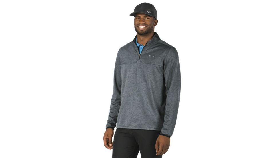 Oakley Scores 1/4 Zip Pullover, Graphite, Medium 461315-00N-MD