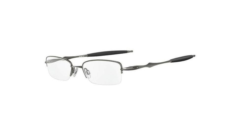 Oakley Sculpt 2.0 Brushed Chrome Eyeglass Frames w/ Blank Lenses 12-453