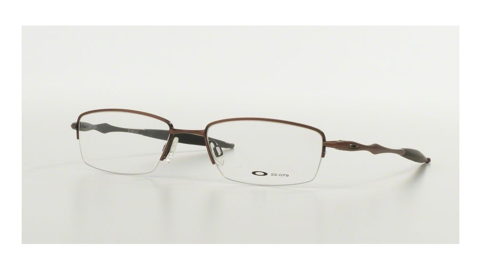 Oakley SCULPT 6.0 OX3073 Bifocal Prescription Eyeglasses 22-079-53 - Toast Frame, Clear Lenses