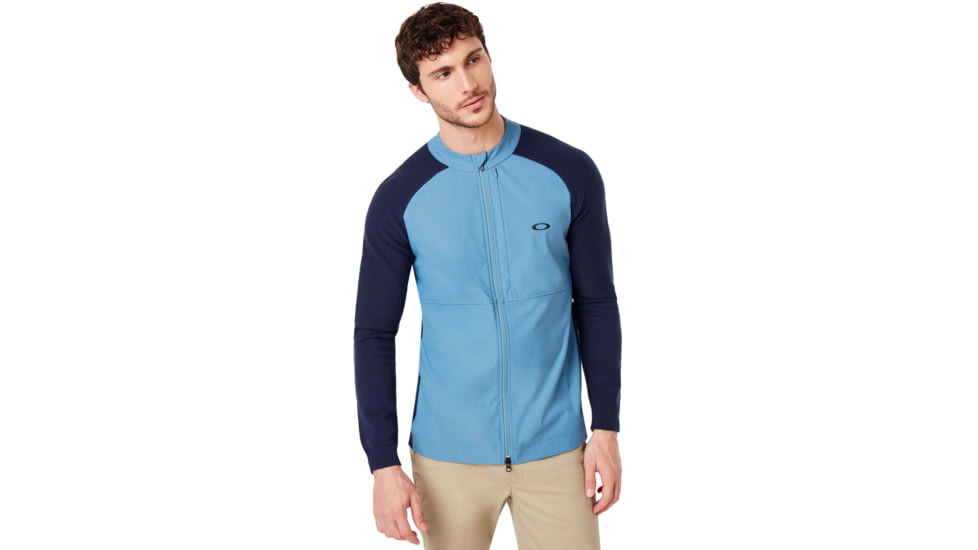Oakley Seamless Hybrid Sweater - Mens, Alien Blue, Extra Large, 461752-68L-XL