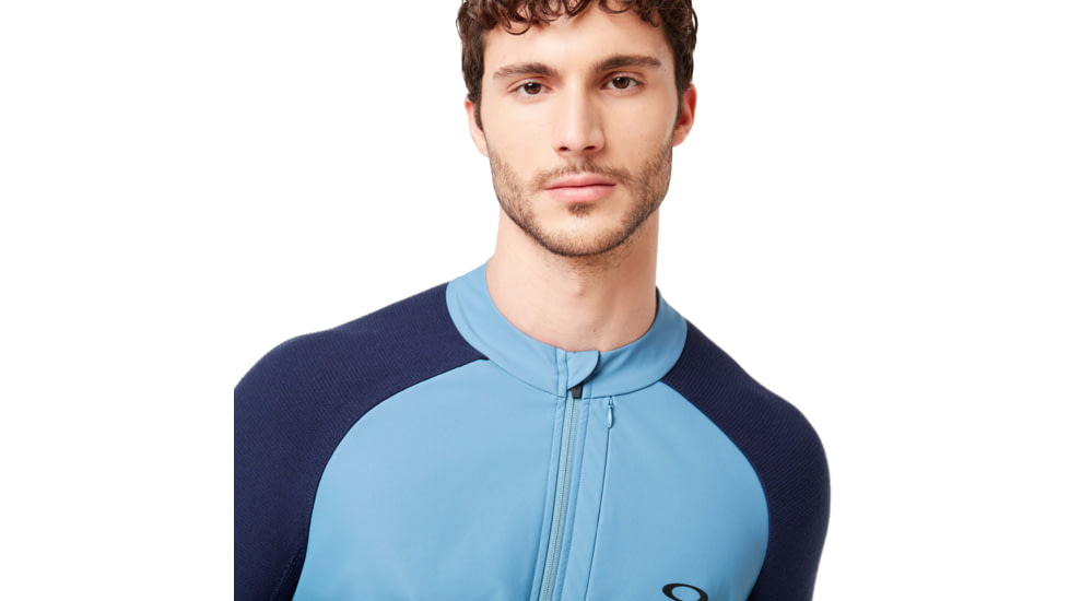 Oakley Seamless Hybrid Sweater - Mens, Alien Blue, Extra Large, 461752-68L-XL
