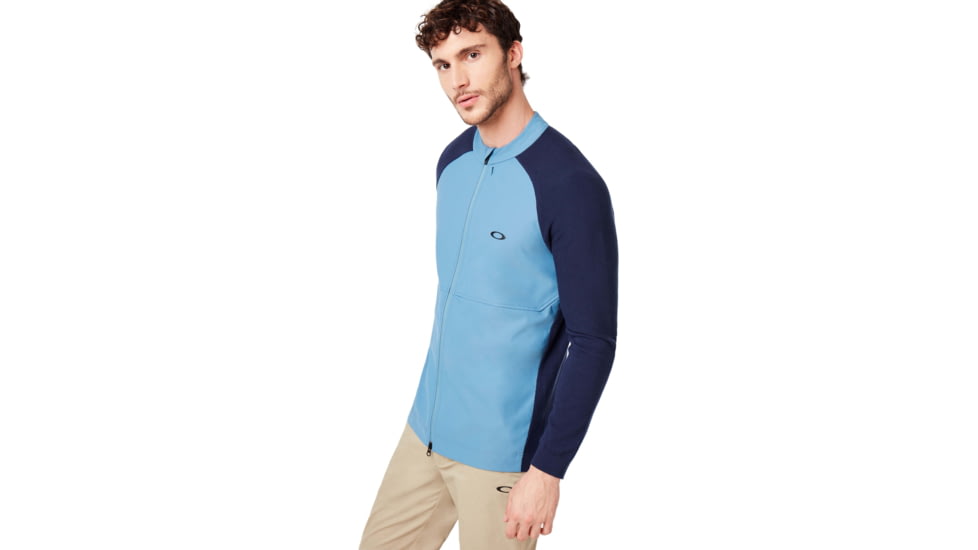 Oakley Seamless Hybrid Sweater - Mens, Alien Blue, Extra Large, 461752-68L-XL