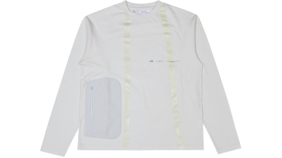 Oakley Seamtape Osr Long Sleeve Tee - Men's, White, Medium, 458145-100-M