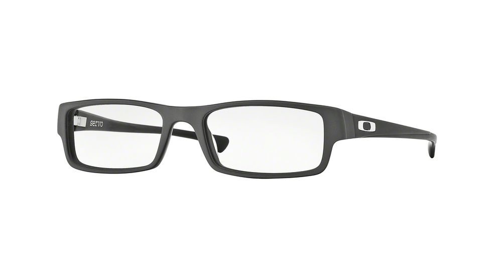 Oakley Servo Eyeglasses Frame 106605-53 - Satin Steel Frame, Clear Lenses