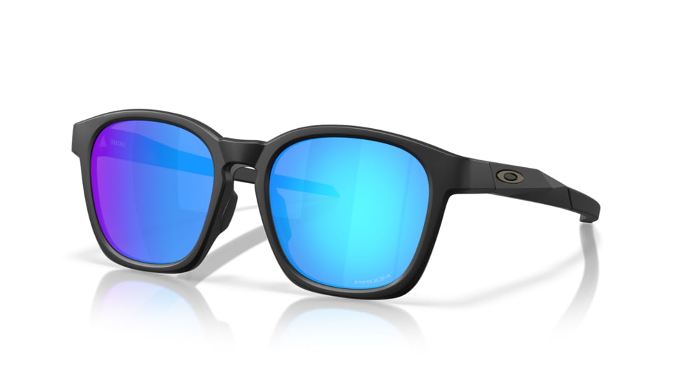 Oakley Shackle Sunglasses, Matte Black, PRIZM Sapphire, PRIZM Sapphire, OO9507D-0152