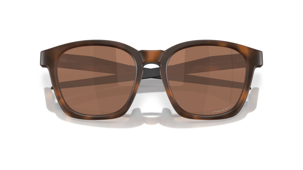Oakley Shackle Sunglasses, Matte Tortoise, PRIZM Tungsten, PRIZM Tungsten, OO9507D-0352