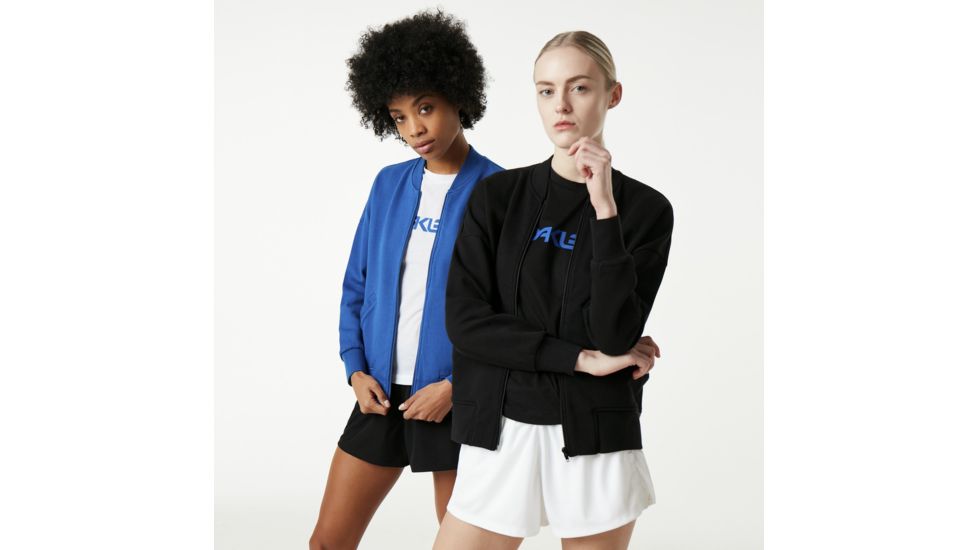 Oakley Short Bomber Jacket - Womens, Blackout, Medium 571674-02E-M