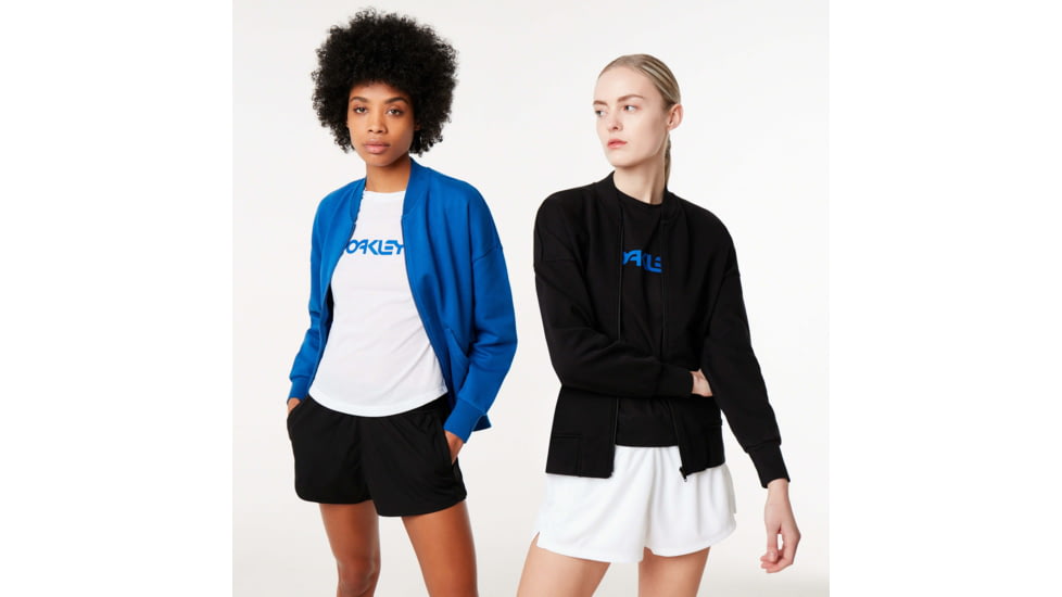 Oakley Short Bomber Jacket - Womens, Blue Power, Medium, 571674-6PB-M