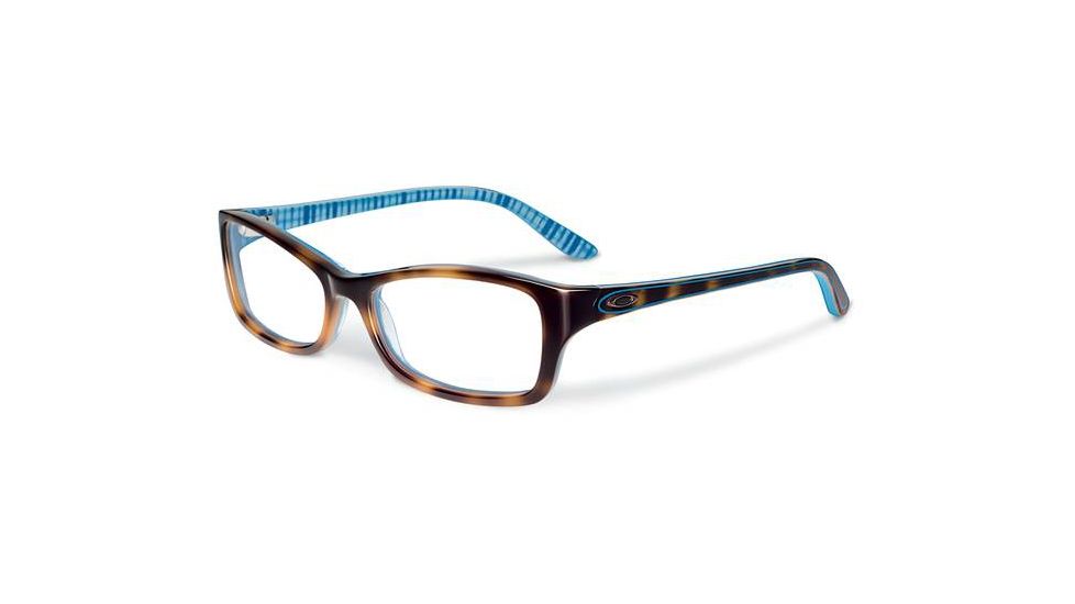 Oakley Short Cut Eyeglasses, Tortoise Plaid, 55.2 mm OX1088-0153