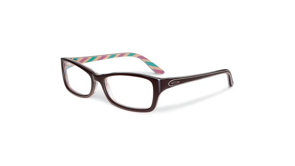 Oakley Short Cut Eyeglasses, Brown Cosmo, 55.2 mm OX1088-0253